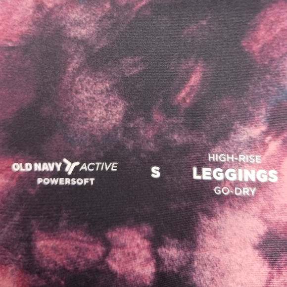 Old Navy Purple/Black Leggings Size Small - Picture 4 of 4
